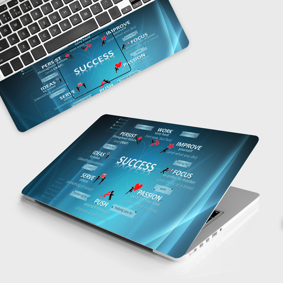 Laptop Skin - Success Quotes