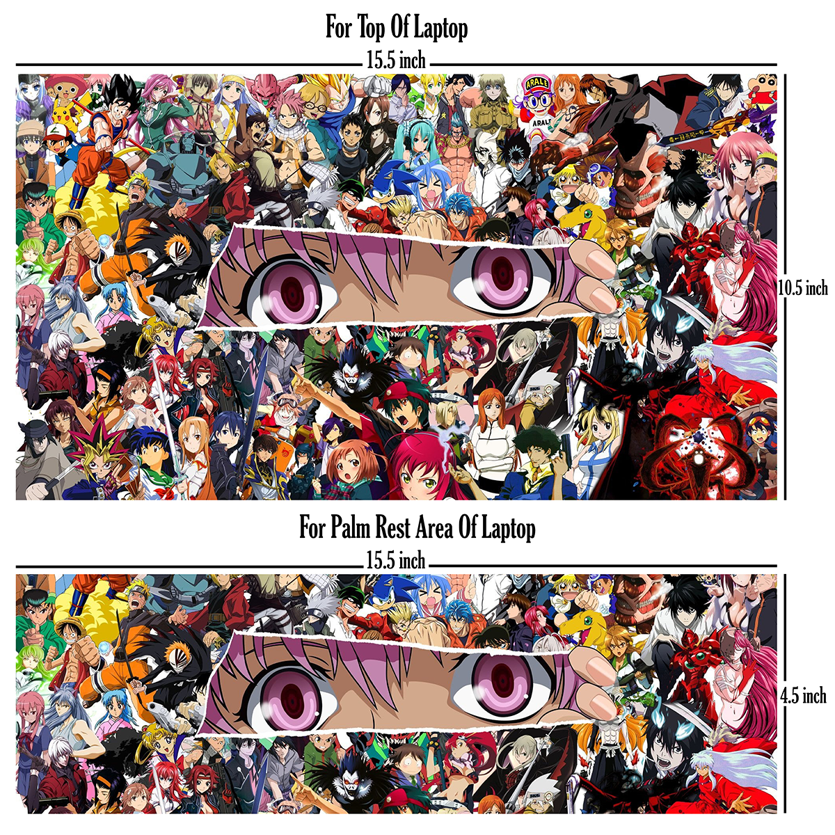 Laptop Skin - Mix Anime