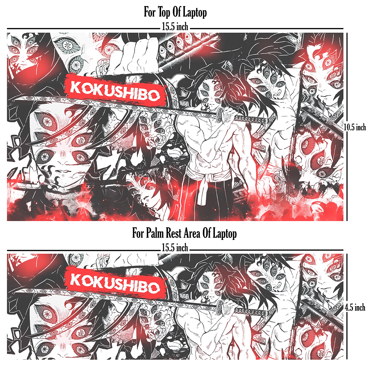 Laptop Skin - Kokushibo Demon Slayer