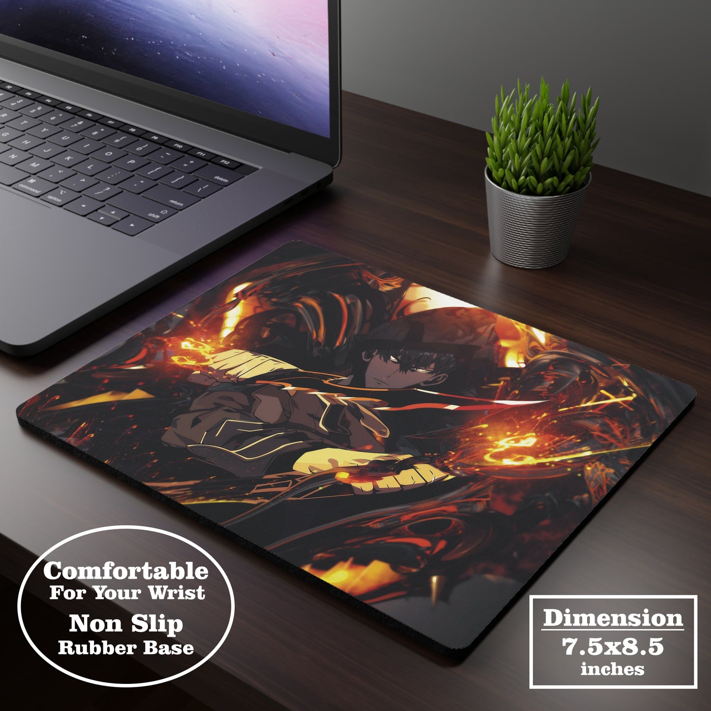 Sung Jin Woo - Solo Leveling - Mouse Pad