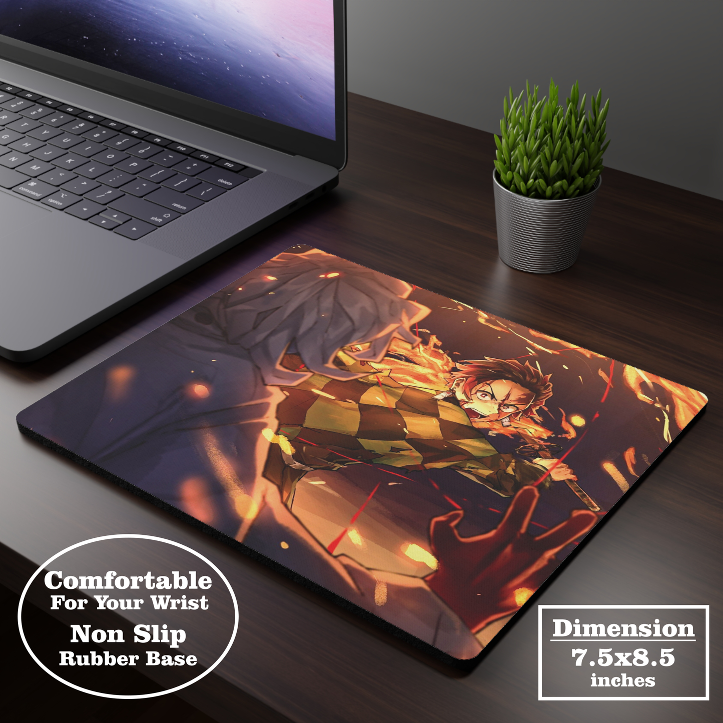 Tanjiro Kamado - Demon Slayer - Mouse Pad
