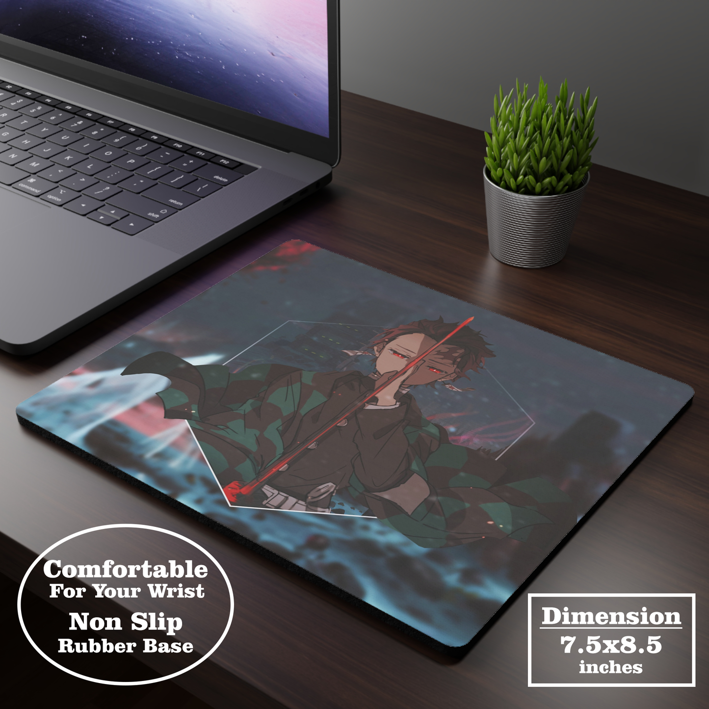 Tanjiro Kamado - Demon Slayer - Mouse Pad