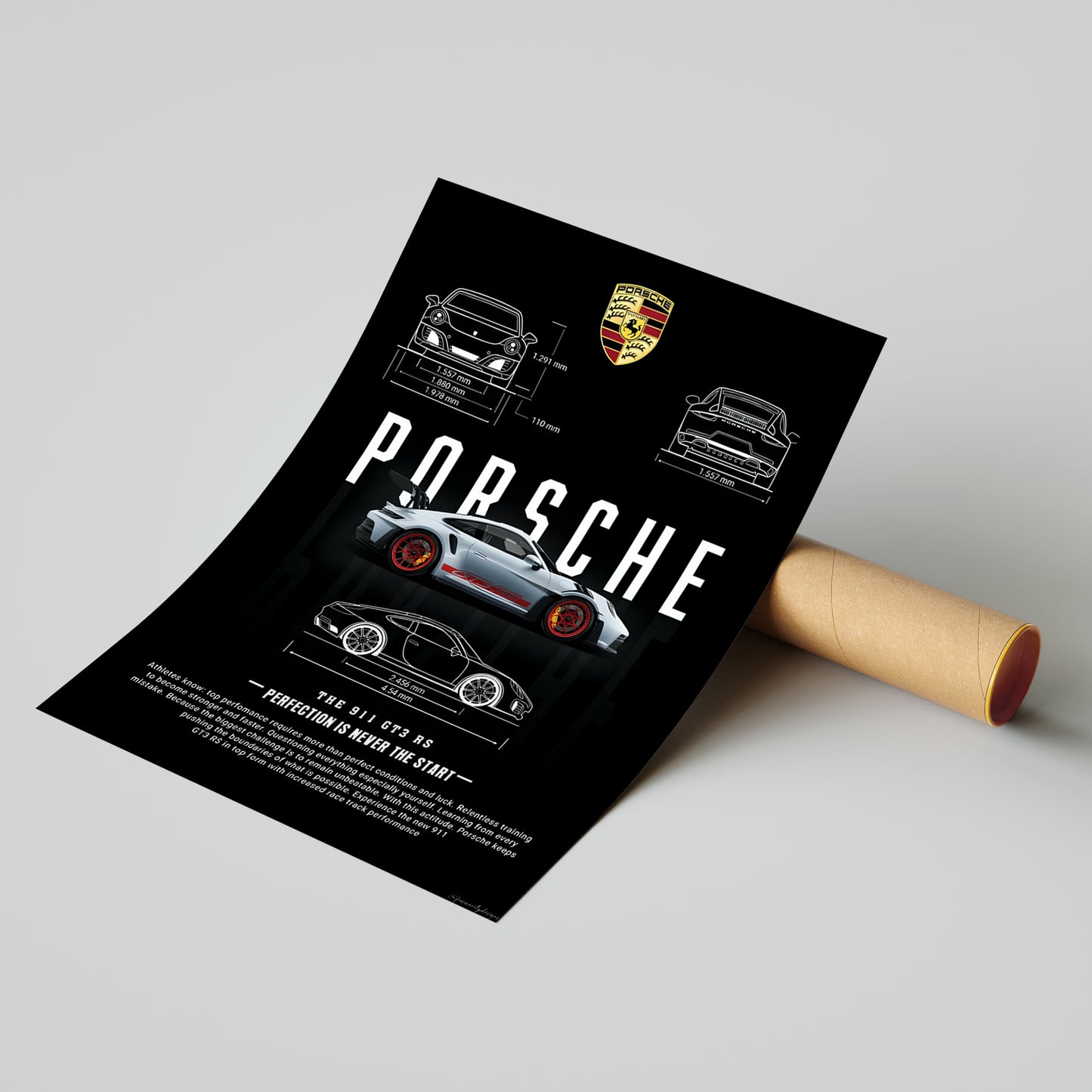 Porsche 911 GT3 | Speed Icons #02 | Car Posters