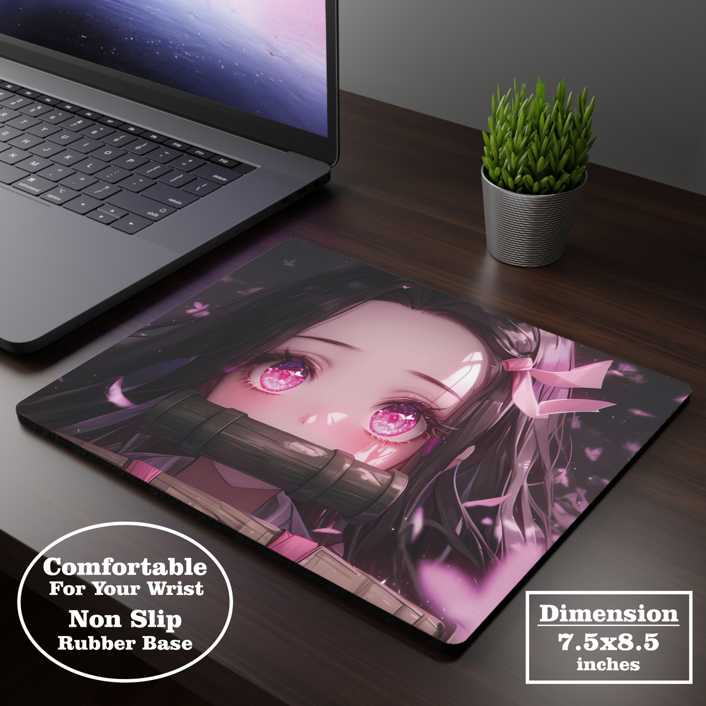 Nezuko Kamado - Demon Slayer - Mouse Pad
