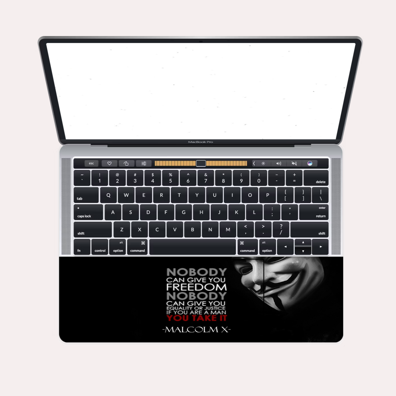 Laptop Skin - Joker Mask Quotes