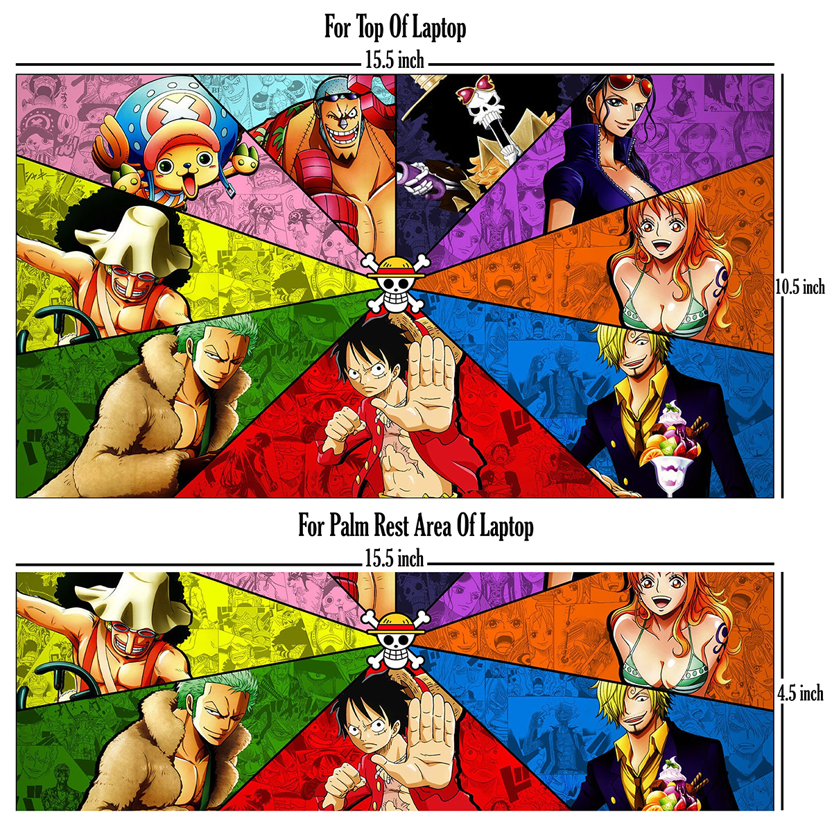 Laptop Skin - One Piece Character