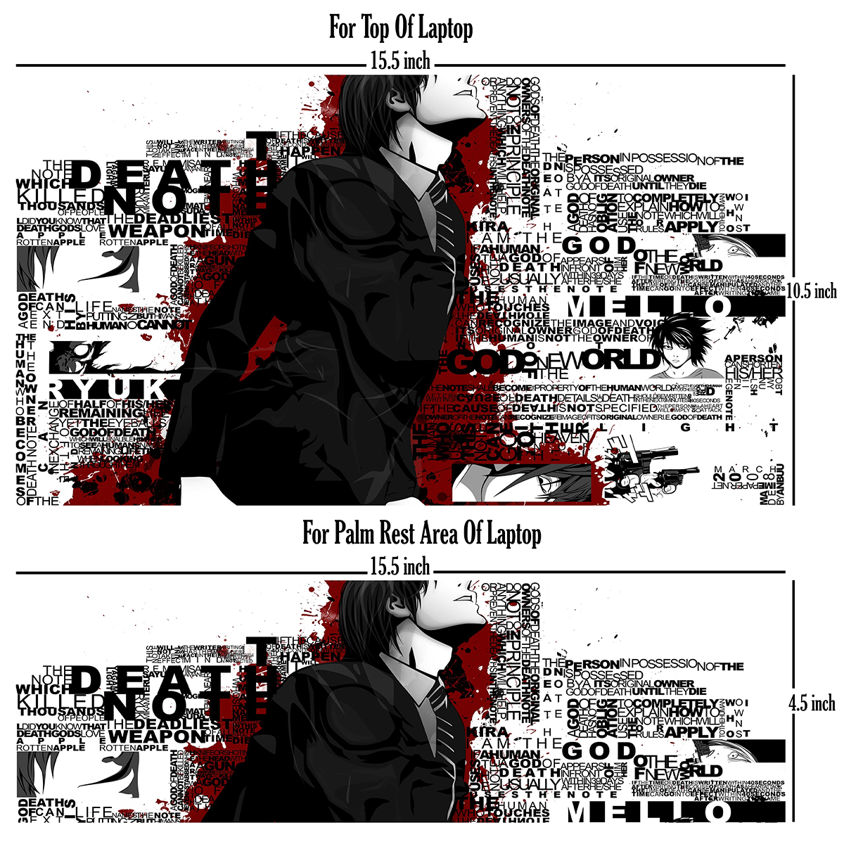 Laptop Skin - Death Note