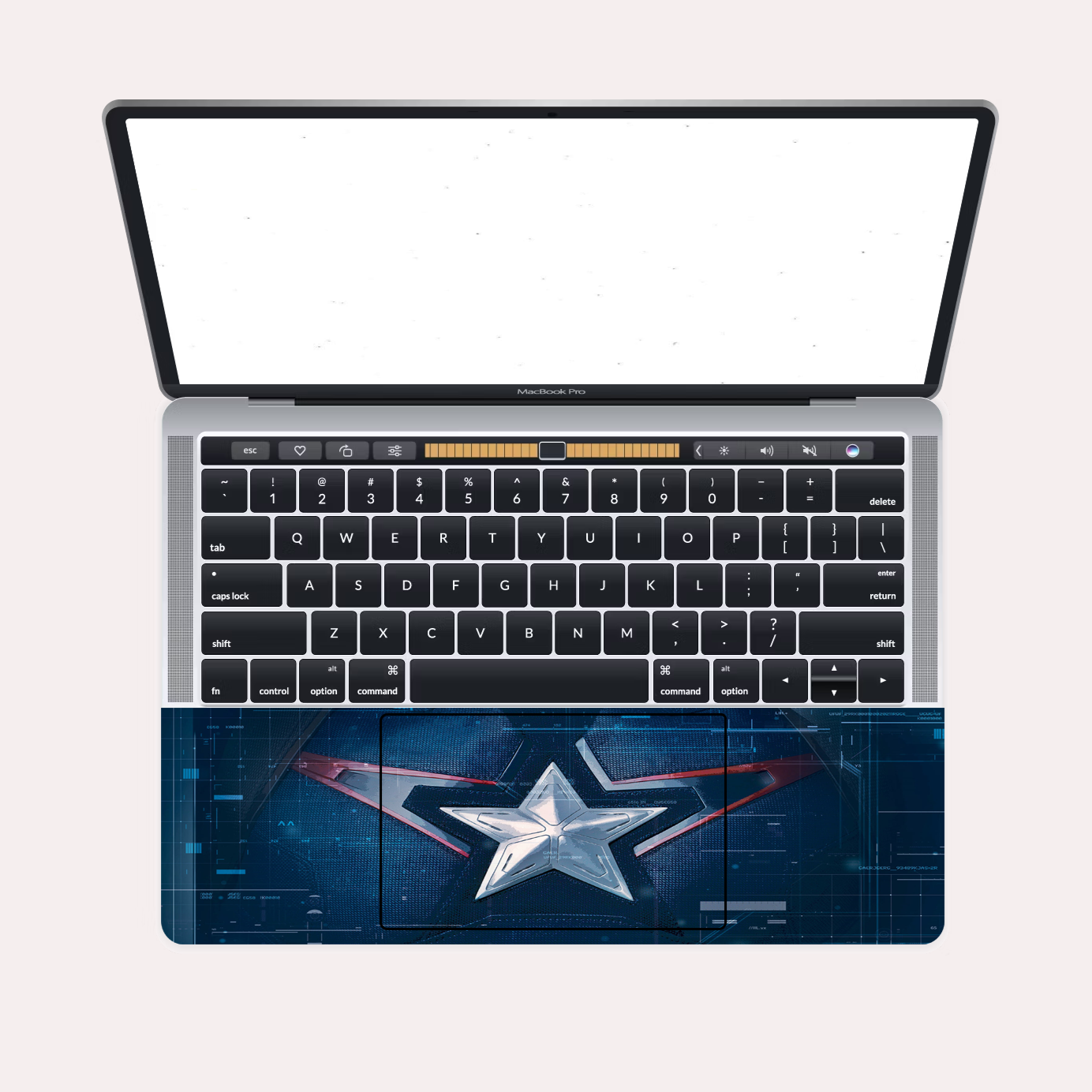 Laptop Skin - Marvel Captain America Logo