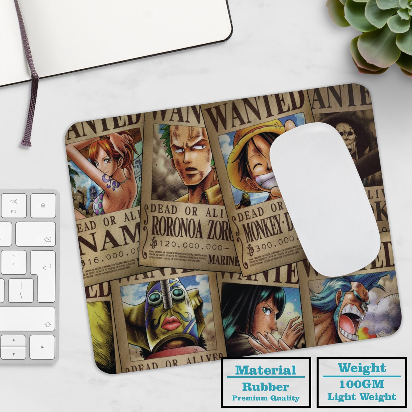 Wanted Posters - One Piece - Mouse Pad