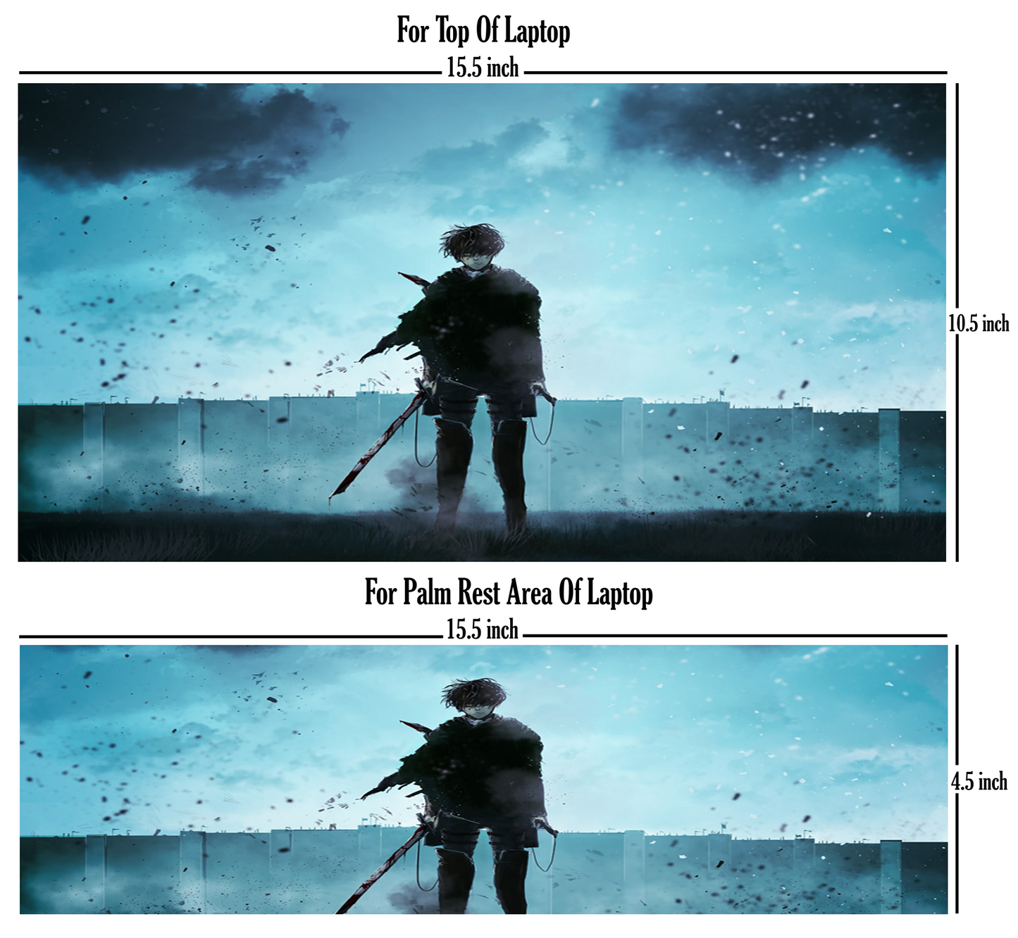 Laptop Skin - Attack On Titan Levi Ackerman