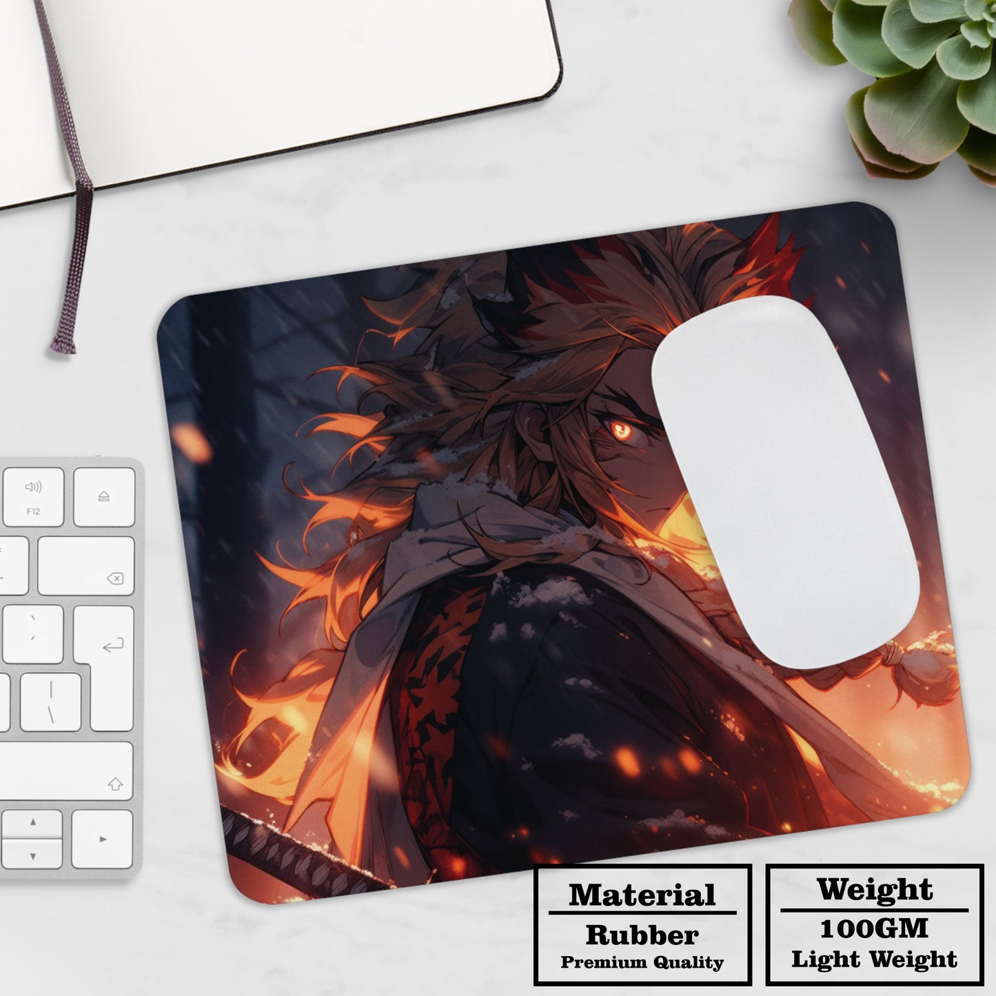 Kyojuro Rengoku - Demon Slayer - Mouse Pad