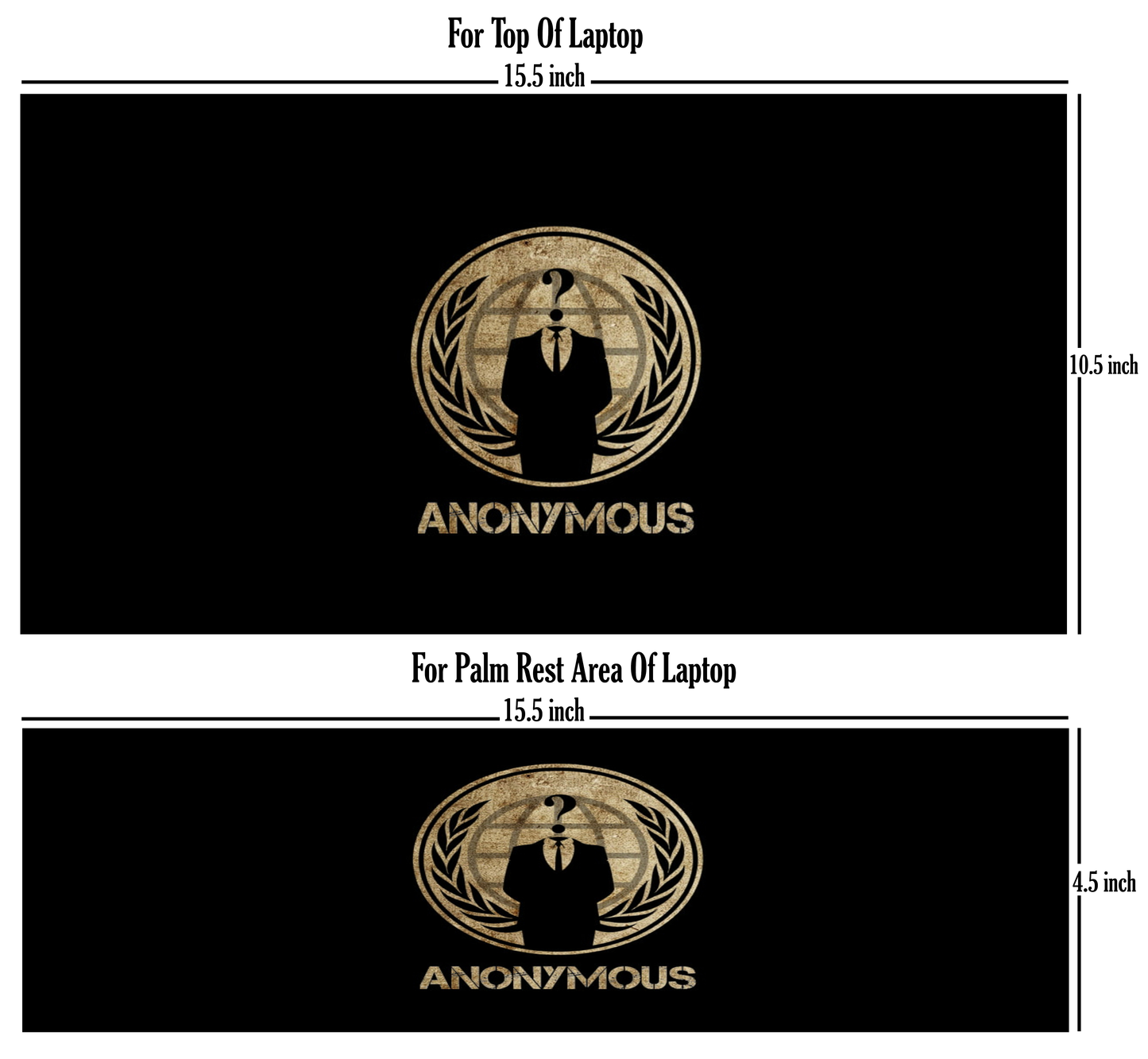 Laptop Skin - Anonymous Quotes