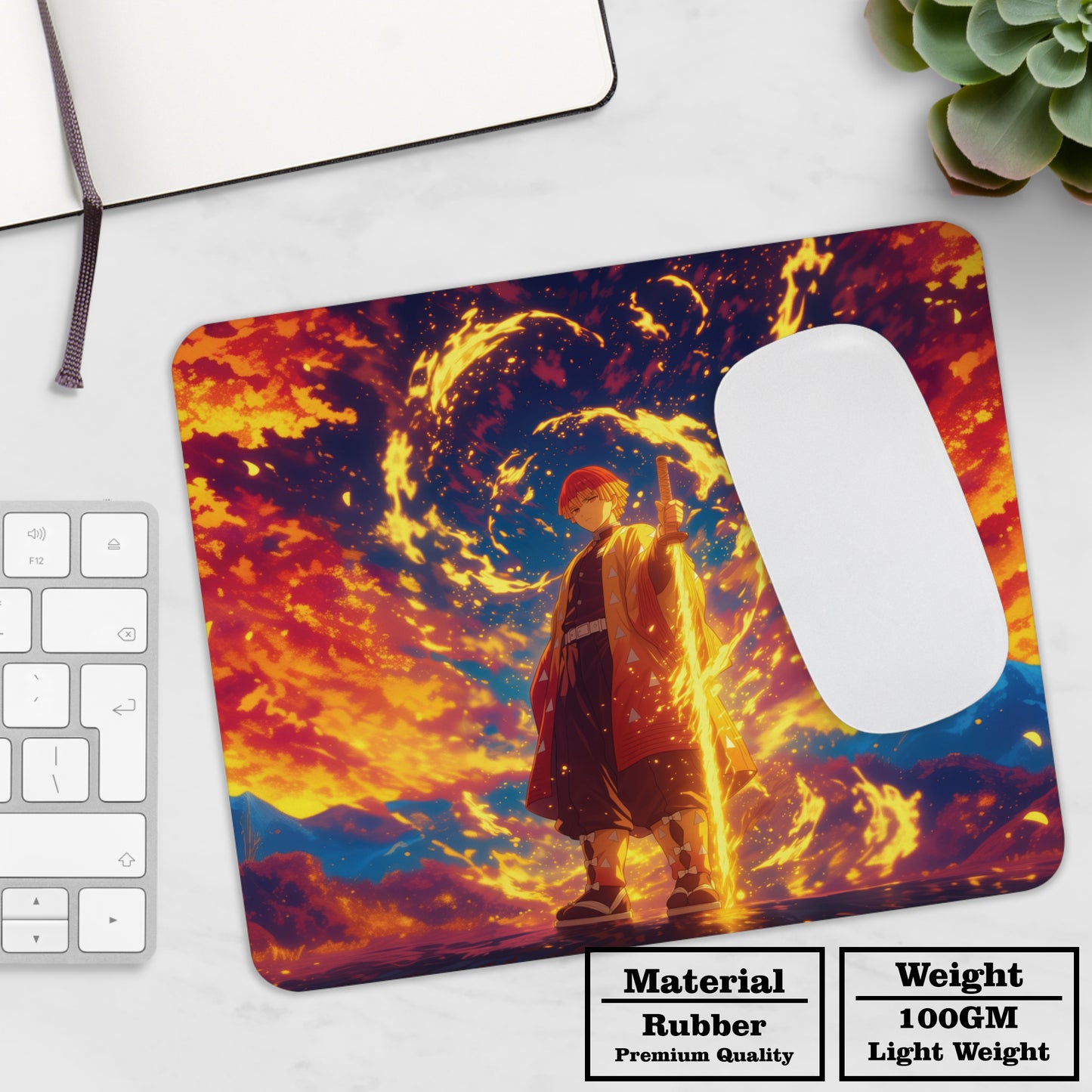 Zenitsu Agatsuma - Demon Slayer - Mouse Pad