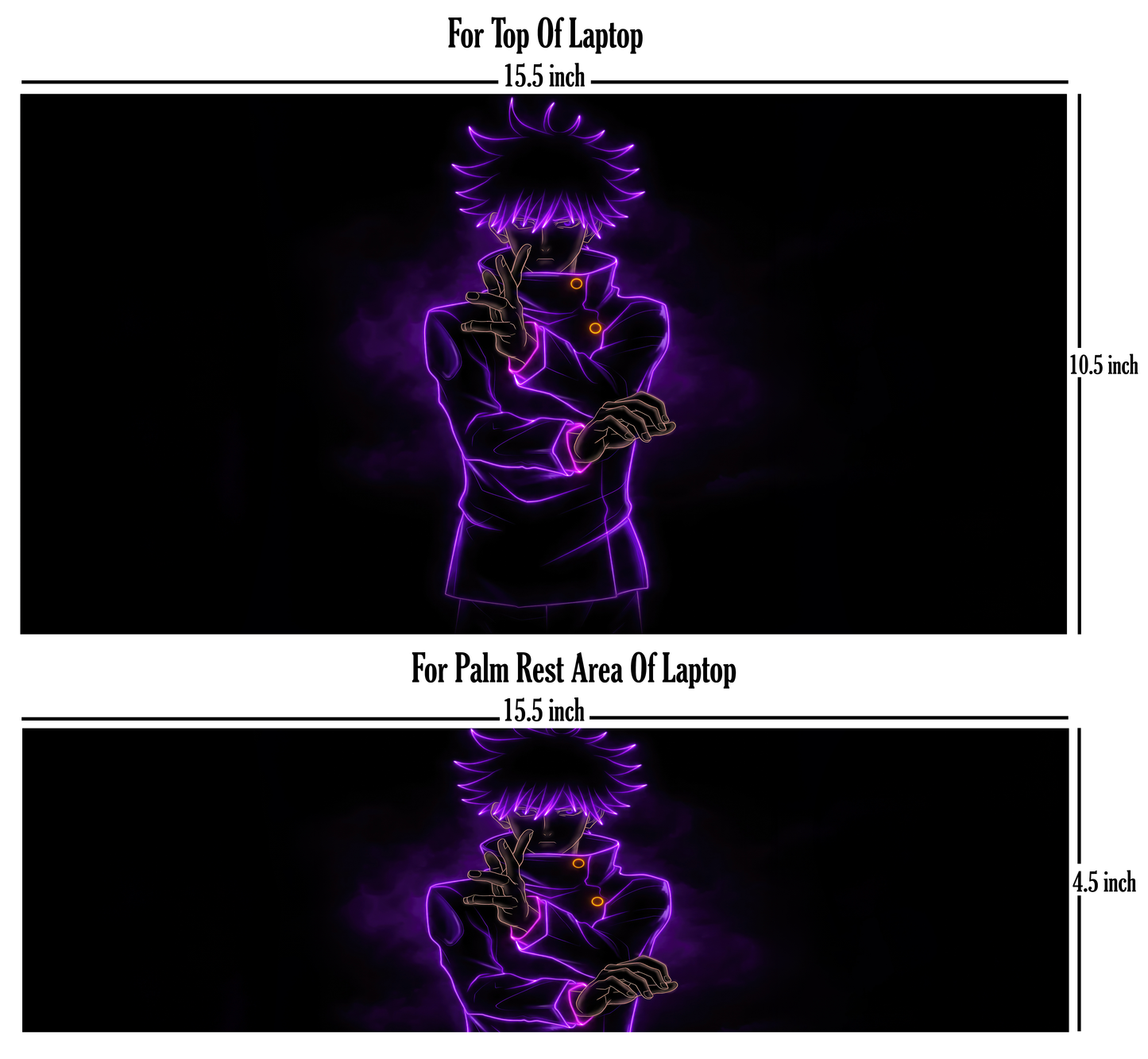 Megumi Fushiguro - Jujutsu Kaisen - Laptop Skin