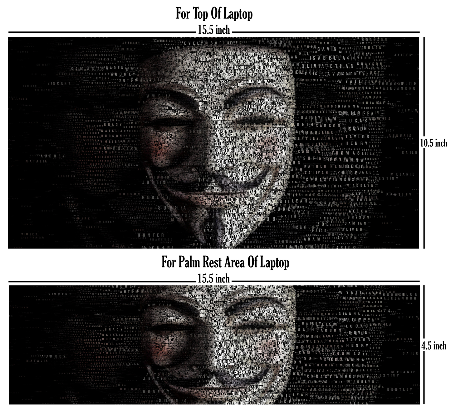 Laptop Skin - Joker Face Quotes
