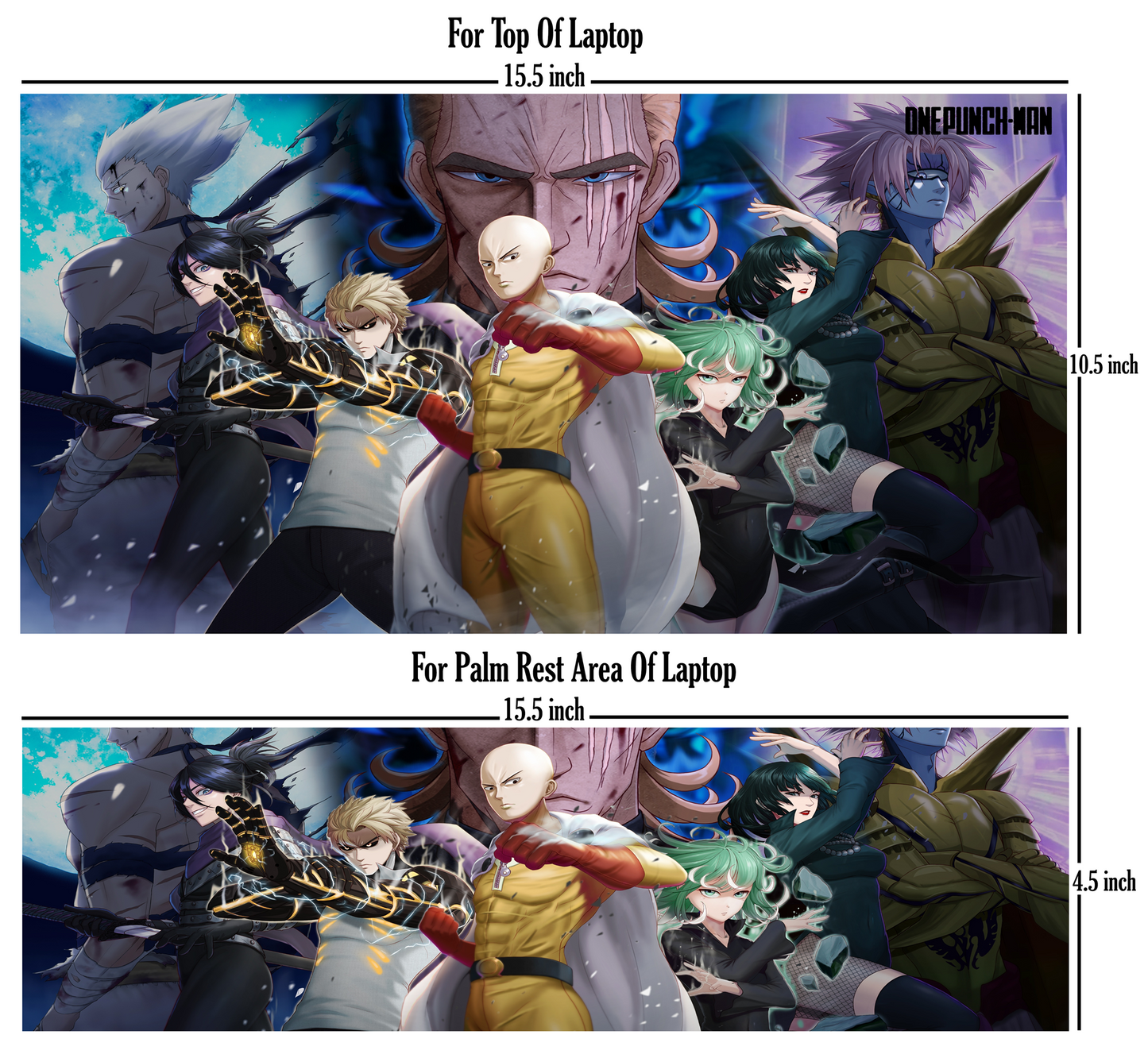 One Punch Man Mix - Laptop Skin