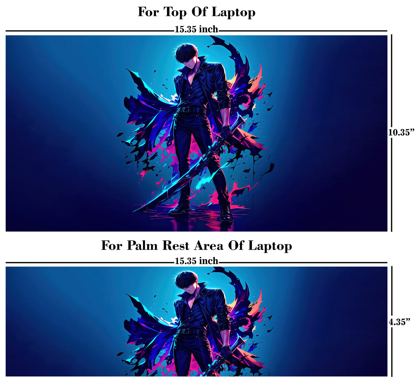 Sung Jin Woo - Solo Leveling - Laptop Skin