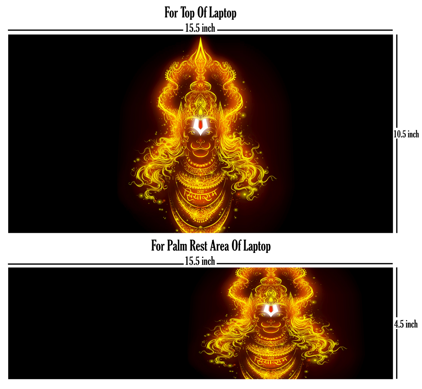 Laptop Skin - GOD Lord Hanuman