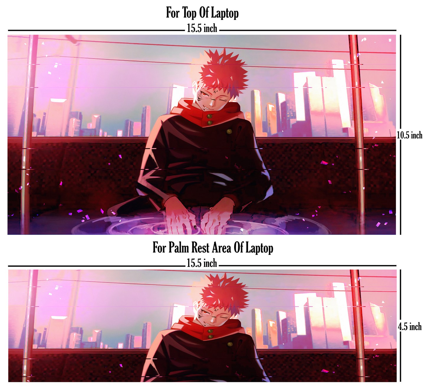 Yuji Itadori - Jujutsu Kaisen - Laptop Skin