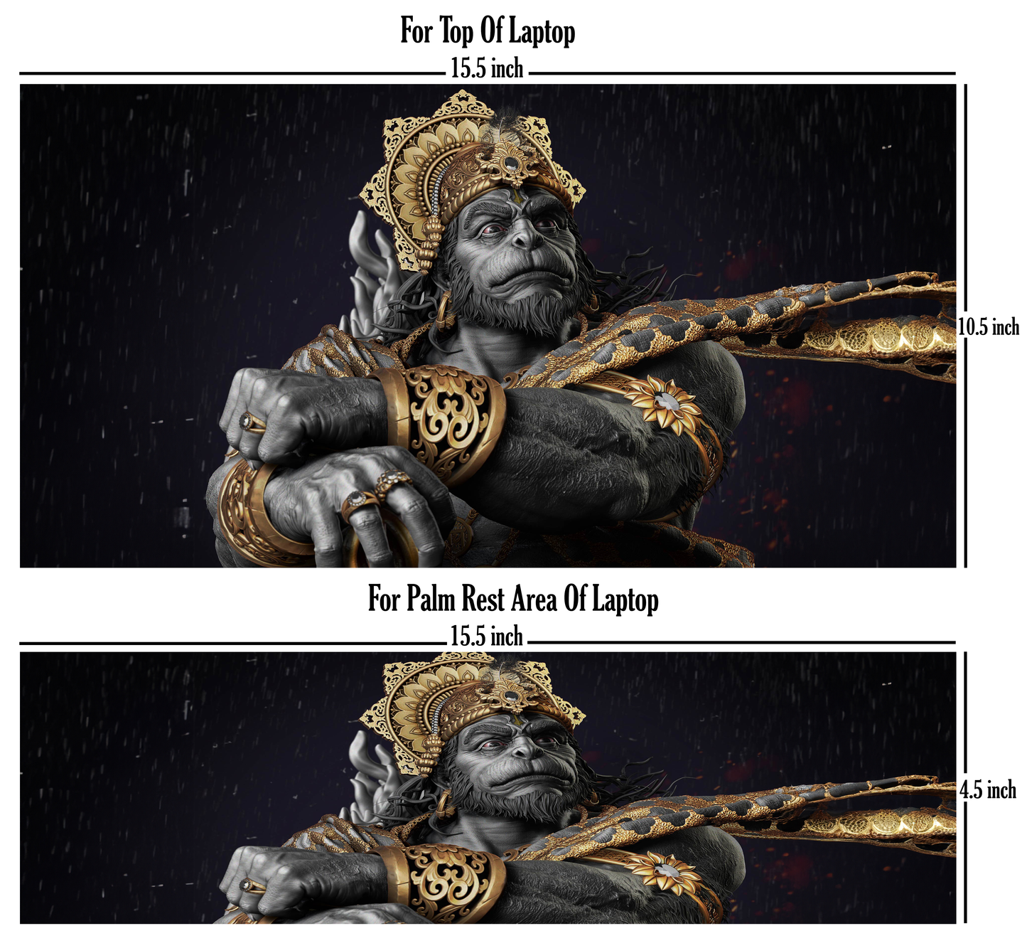 Laptop Skin - GOD Lord Hanuman