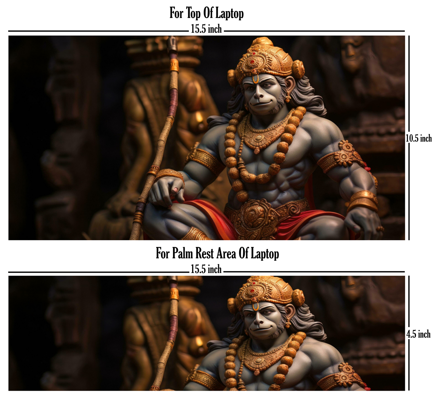 Laptop Skin - GOD Lord Hanuman