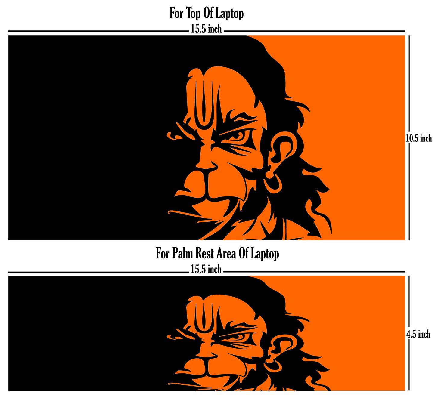 Laptop Skin - GOD Lord Hanuman
