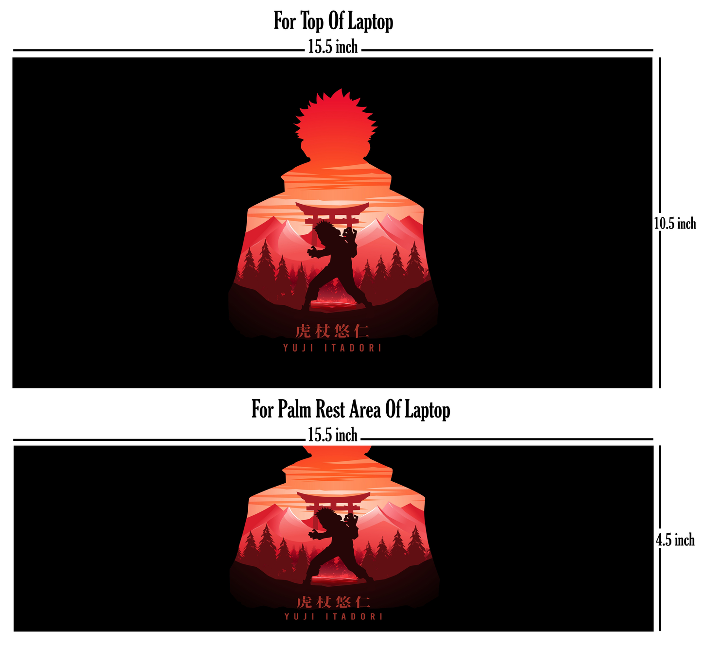 Yuji Itadori - Jujutsu Kaisen - Laptop Skin