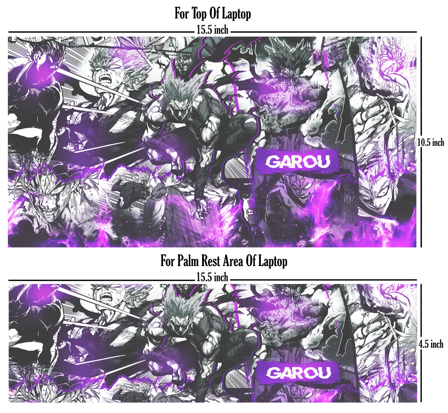 Garou - One Punch Man - Laptop Skin