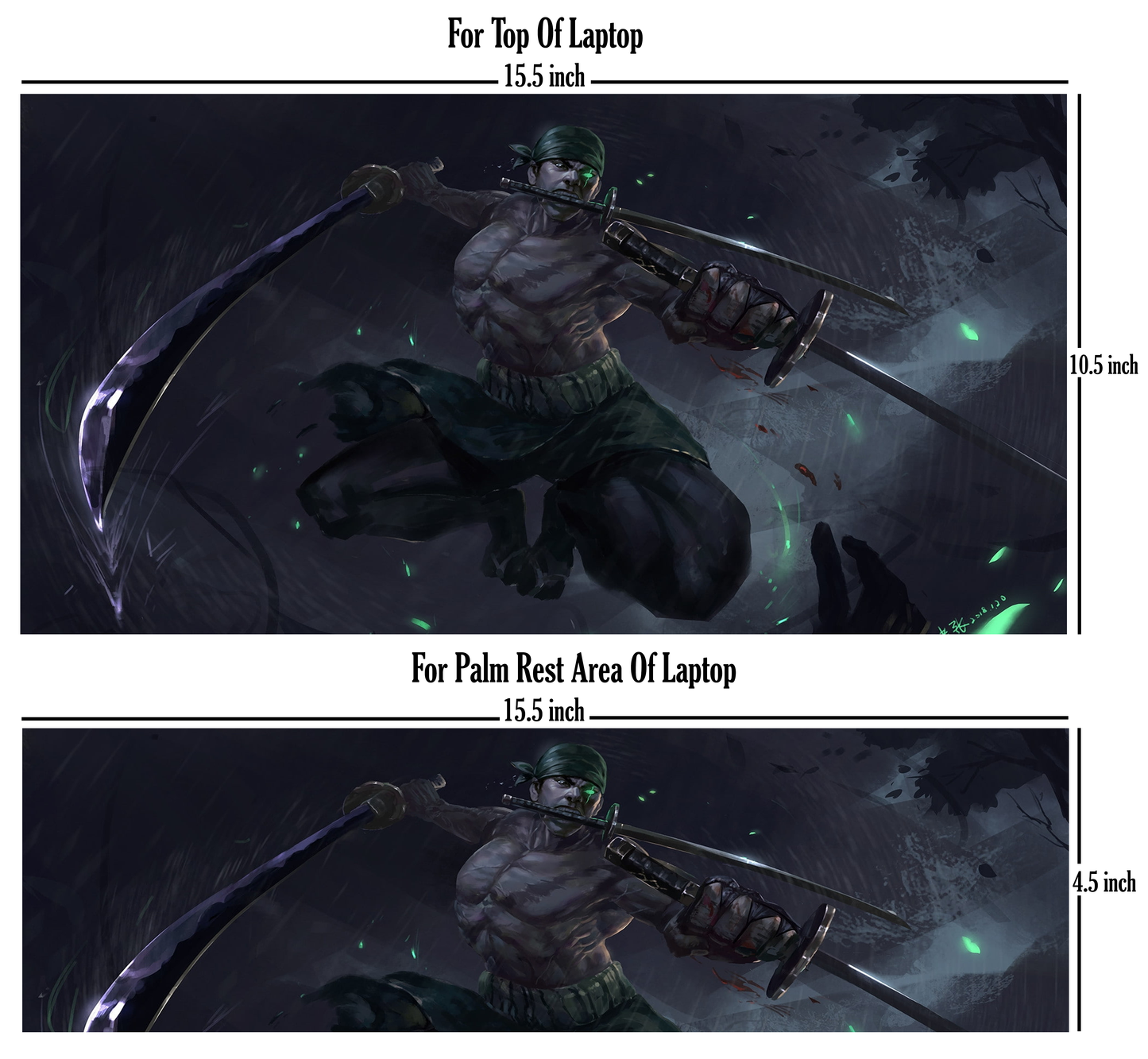 Roronoa Zoro - Onepiece - Laptop Skin