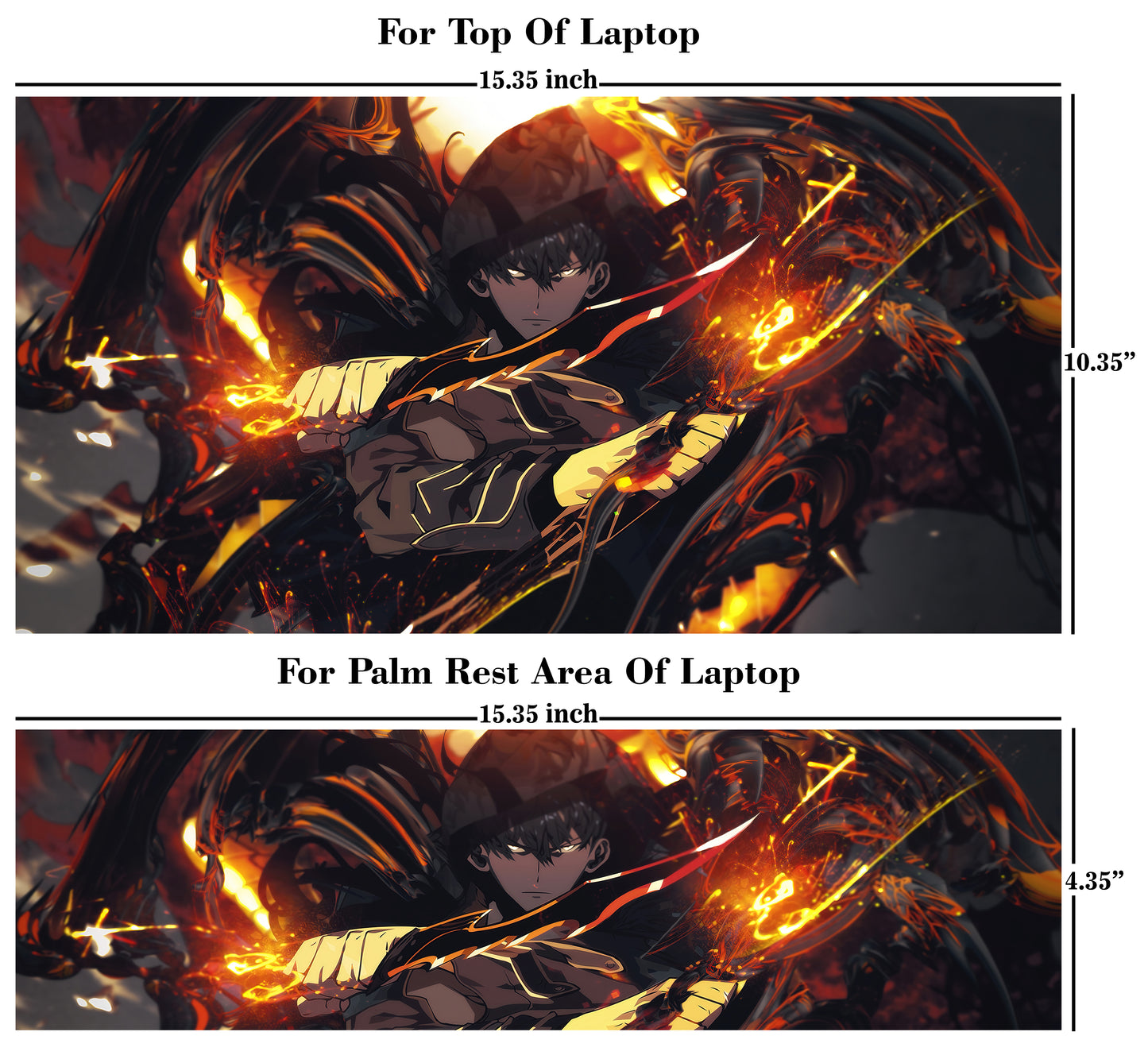 Sung Jin Woo - Solo Leveling Laptop Skin