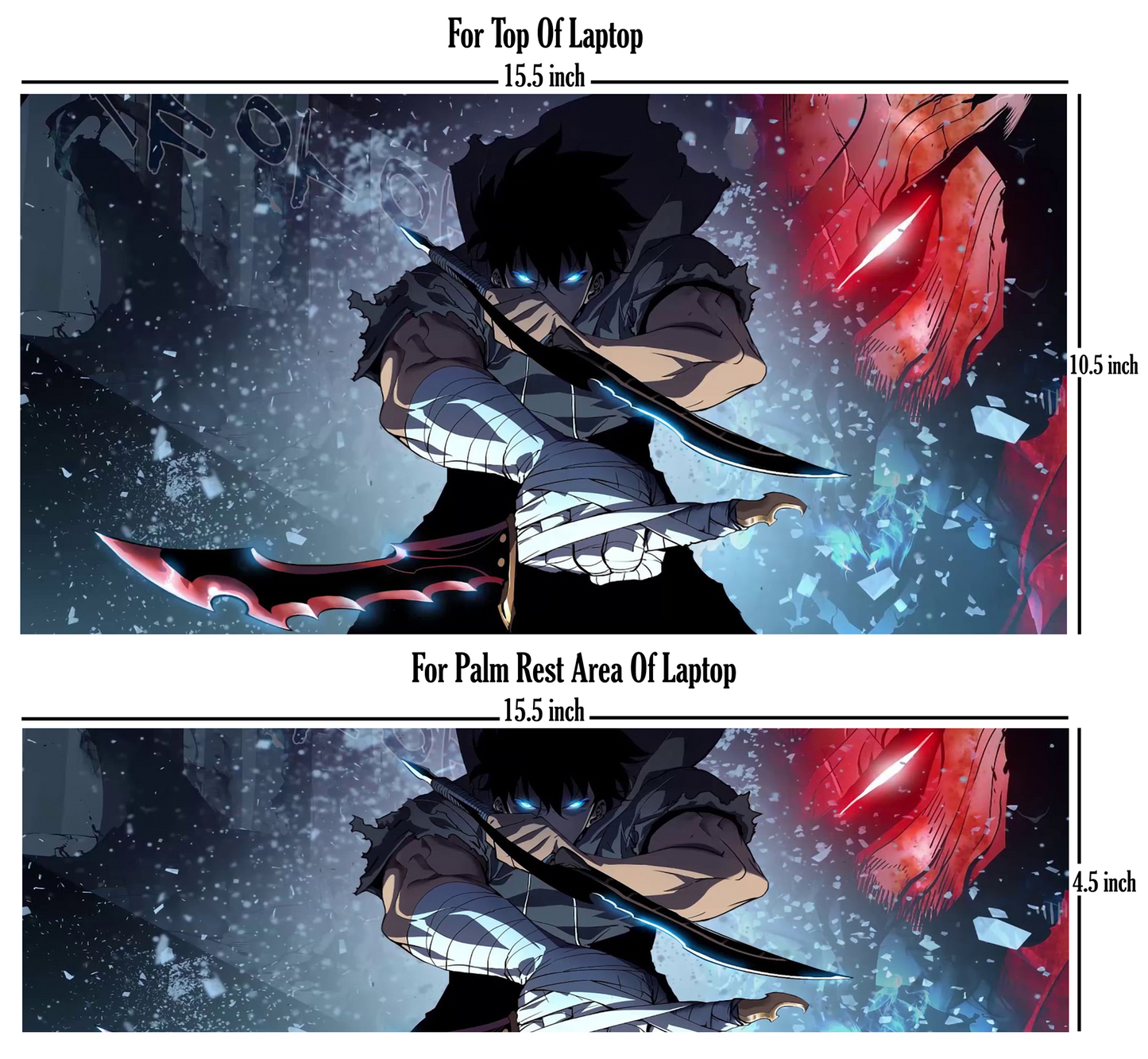 Sung Jin Woo - Solo Leveling - Laptop Skin