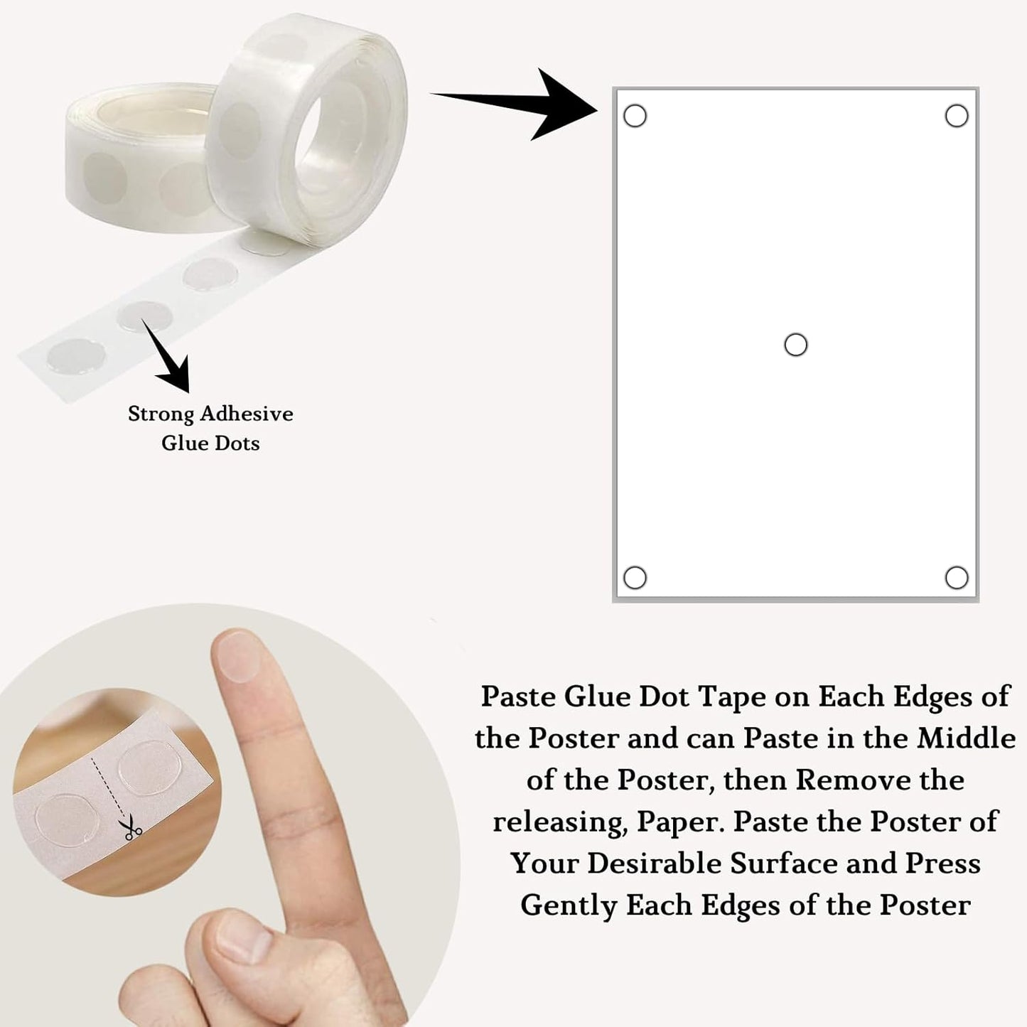 Fevicol Glue Drops - Peel, Apply, Stick - Transparent