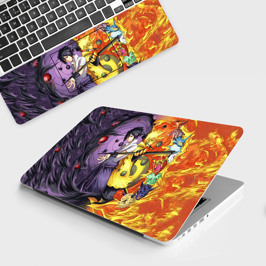 Laptop Skin - Naruto And Sasuke