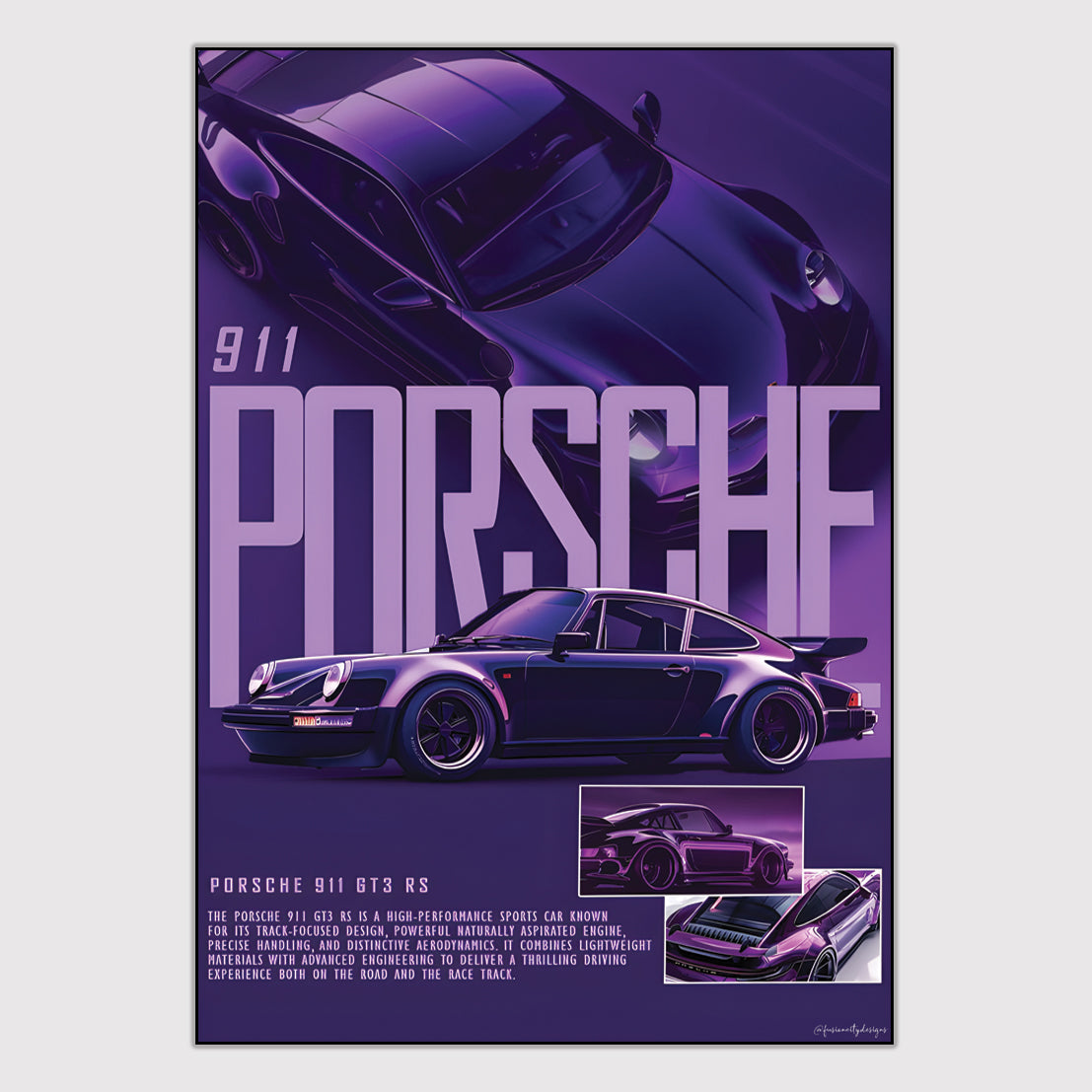 Porsche 911 GT3 | Speed Icons #03 | Car Posters