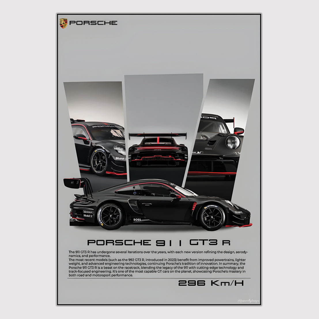 Porsche 911 GT3 | Speed Icons #05 | Car Posters