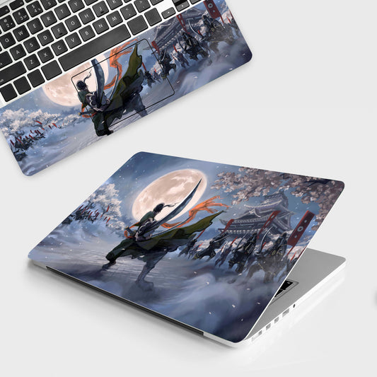 Roronoa Zoro in Action - One Piece Laptop Skin