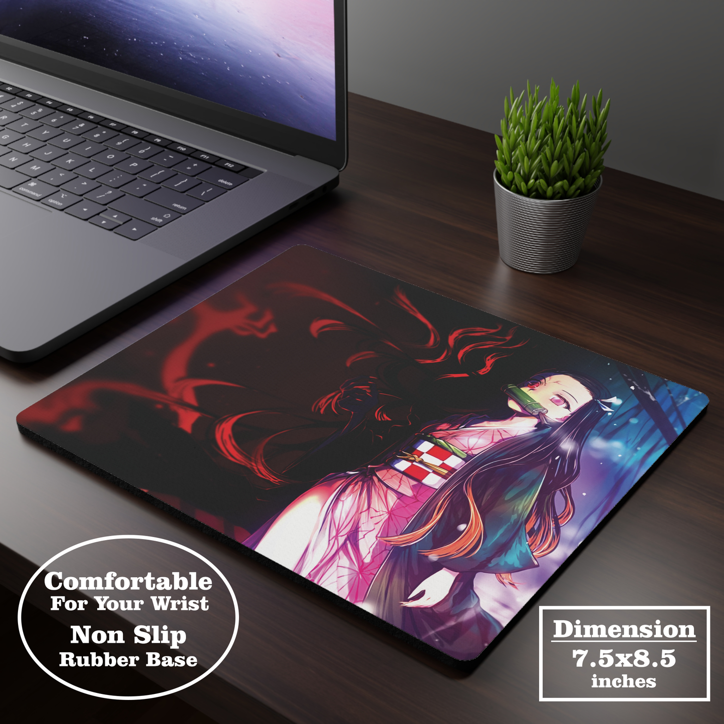 Nezuko Kamado - Demon Slayer - Mouse Pad