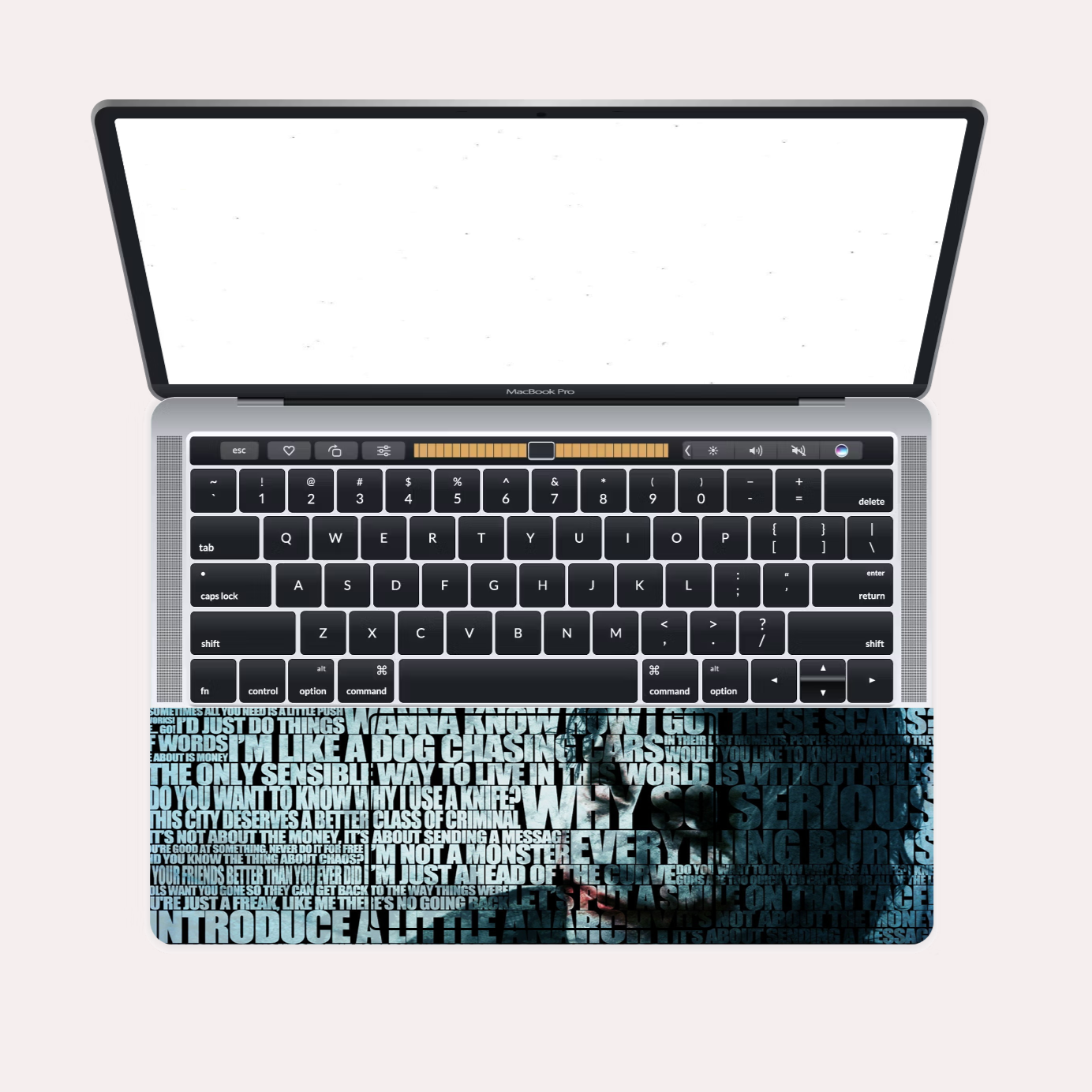 Laptop Skin - Joker Quotes