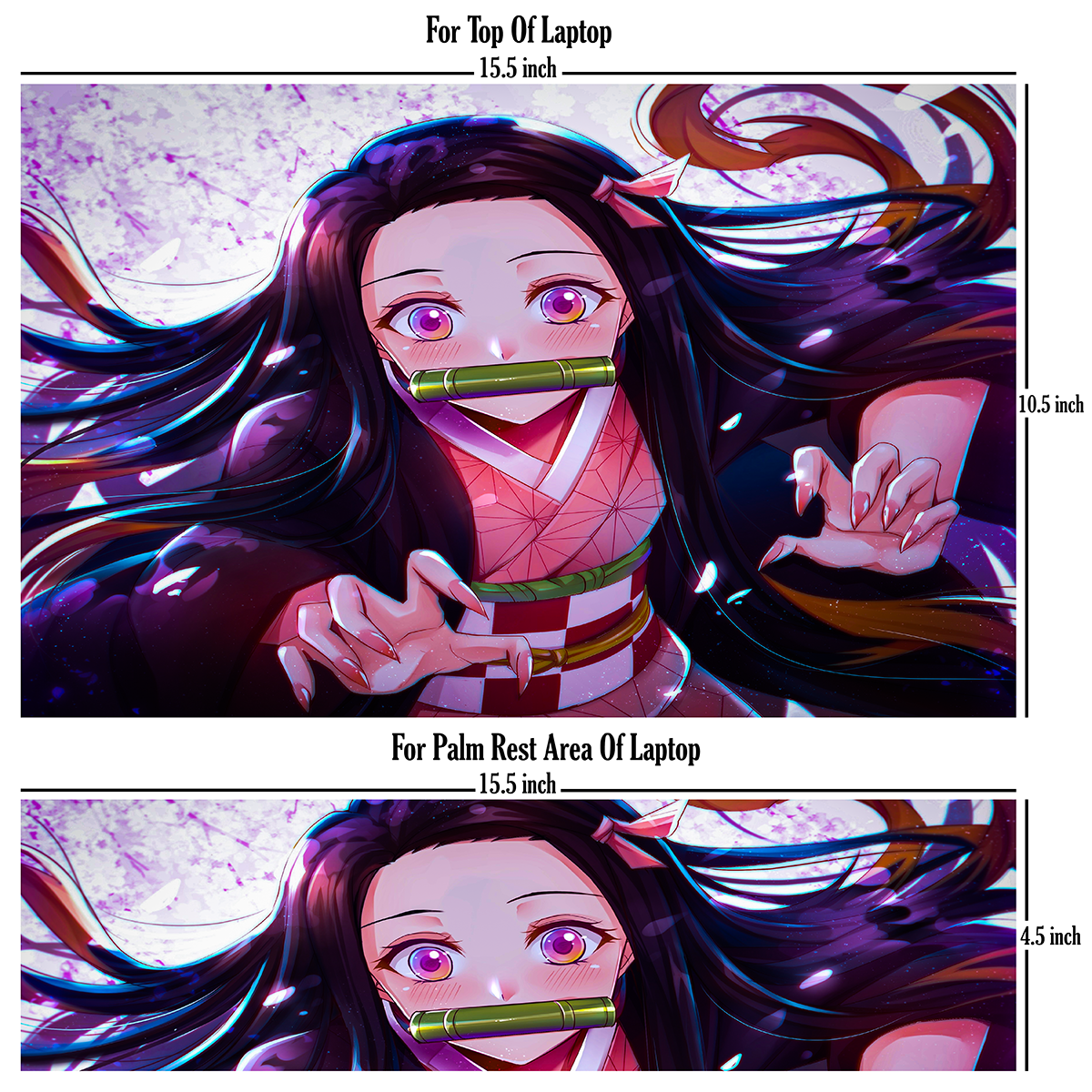 Laptop Skin - Kamado Nezuko