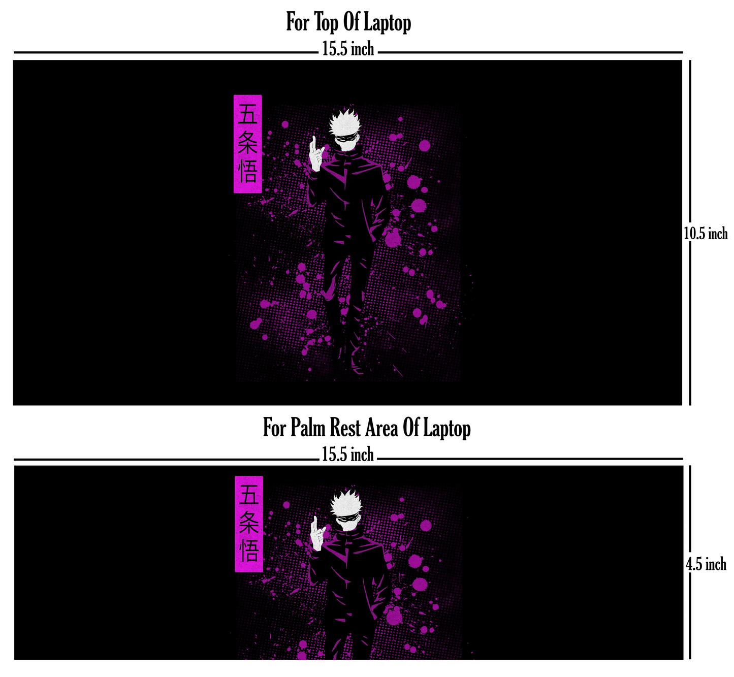 Satoru Gojo - Jujutsu Kaisen - Laptop Skin