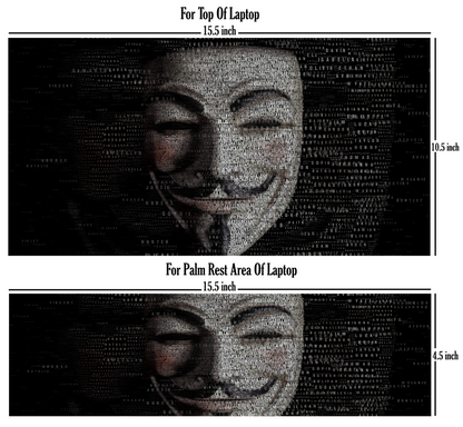 Laptop Skin - Joker Face Quotes