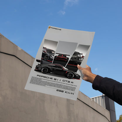 Porsche 911 GT3 | Speed Icons #05 | Car Posters