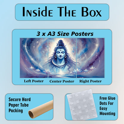 Lord Shiva | Spiritual Icons #07 | 3 Piece Set