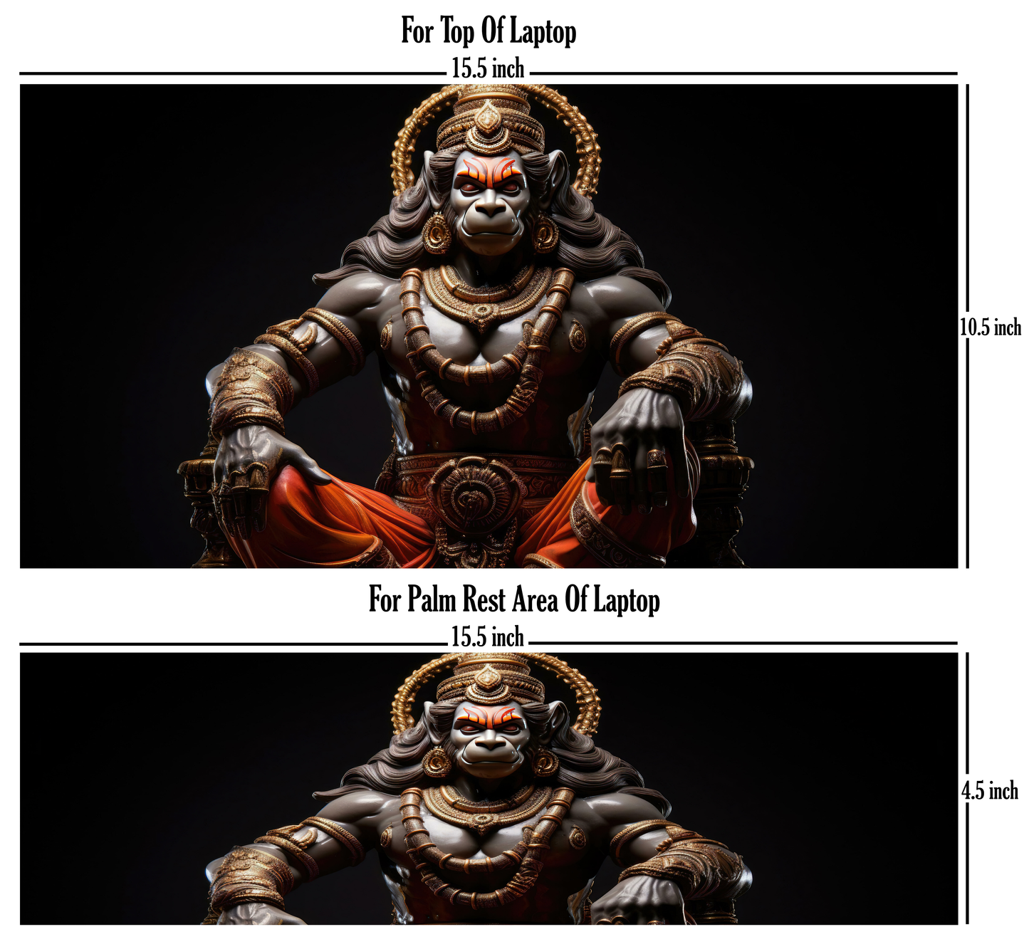 Laptop Skin - GOD Lord Hanuman