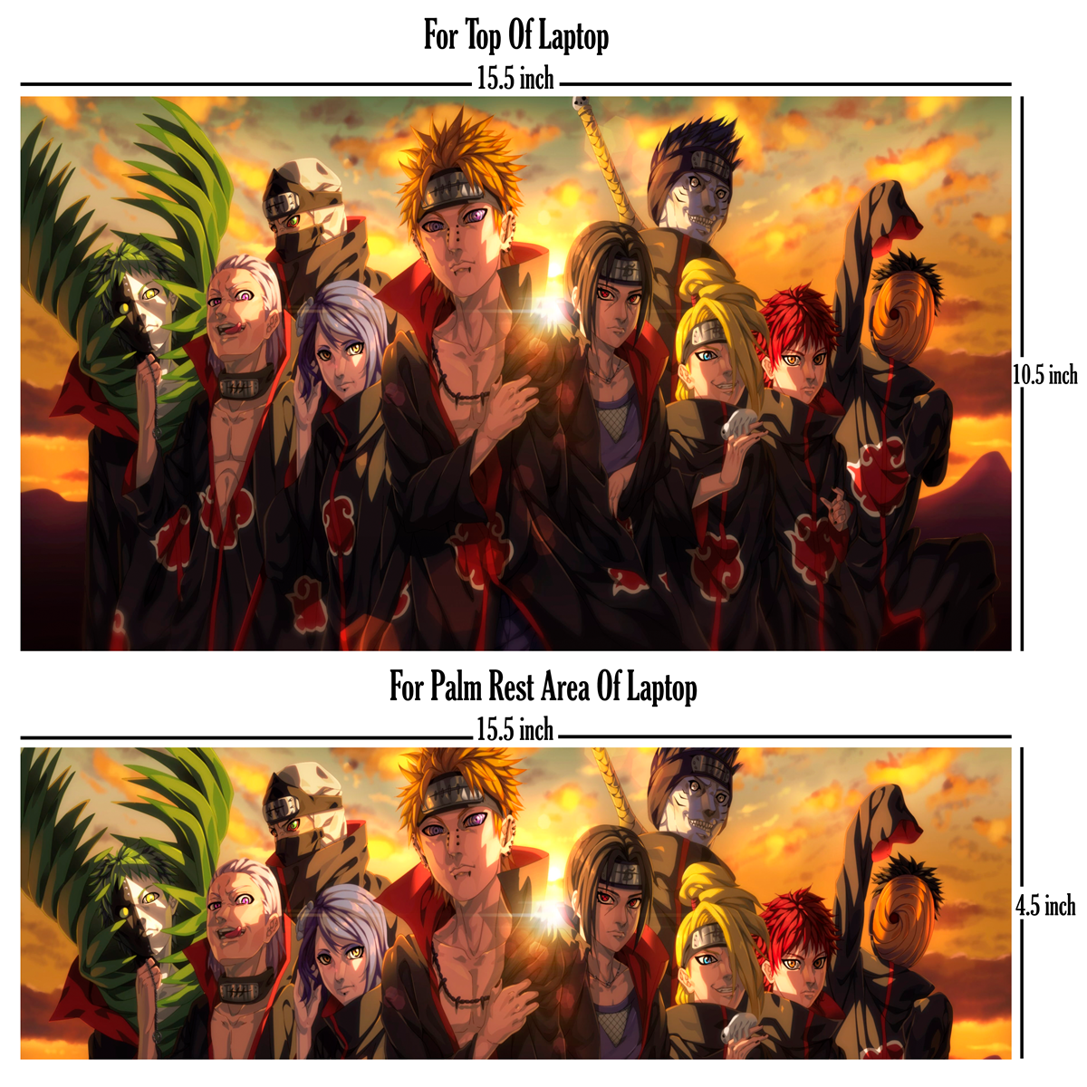 Laptop Skin - Naruto