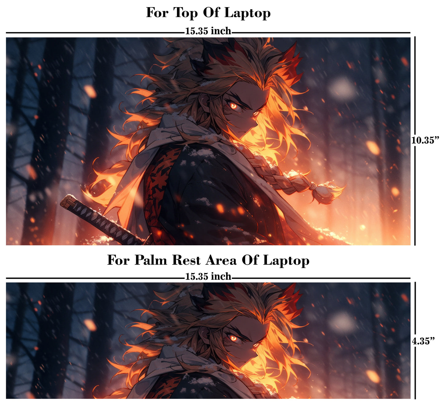 Kyojuro Rengoku - Demon Slayer Laptop Skin