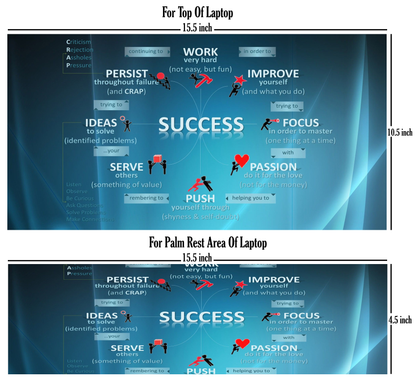 Laptop Skin - Success Quotes