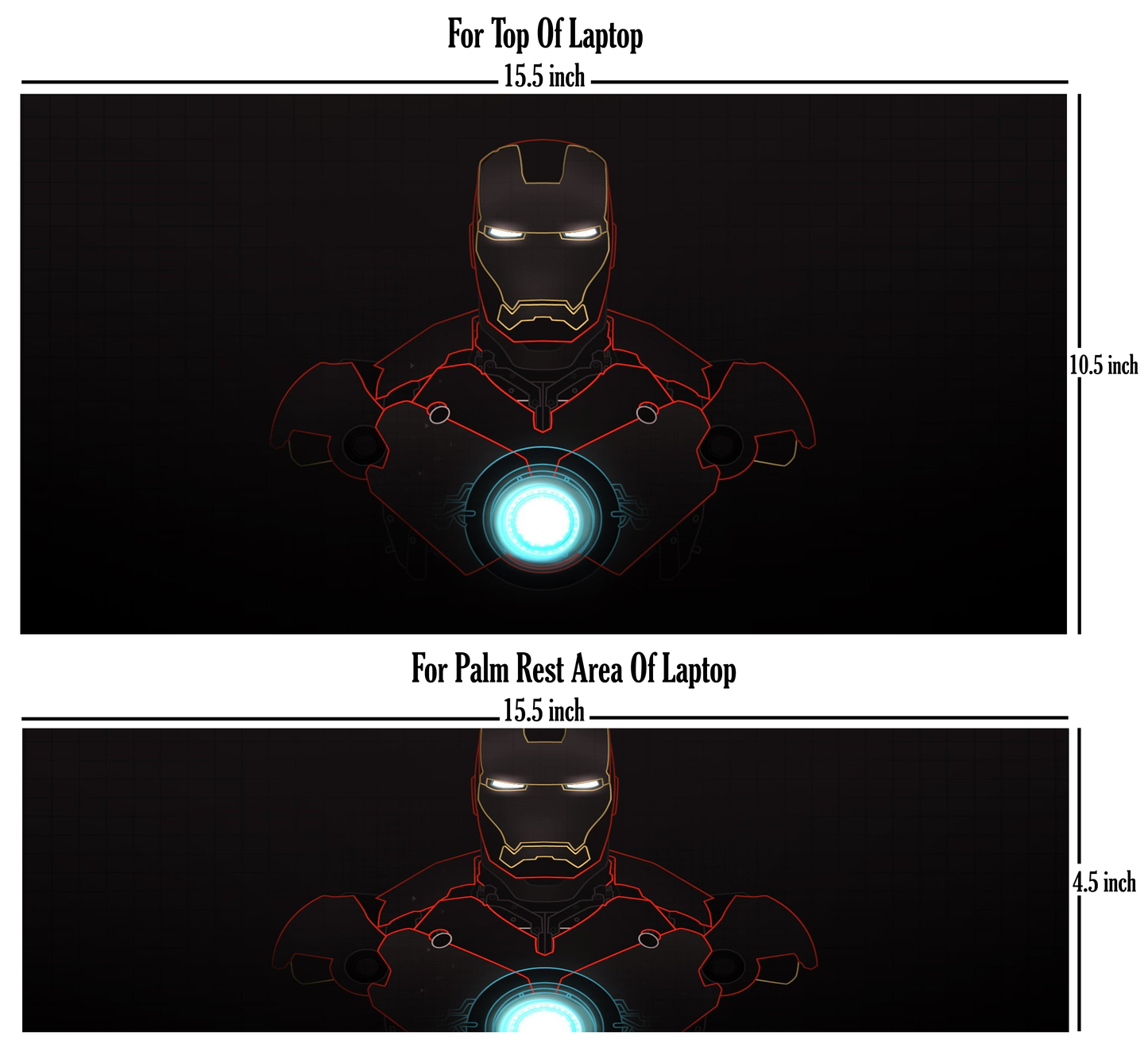 Laptop Skin - Marvel Iron Man Artwork