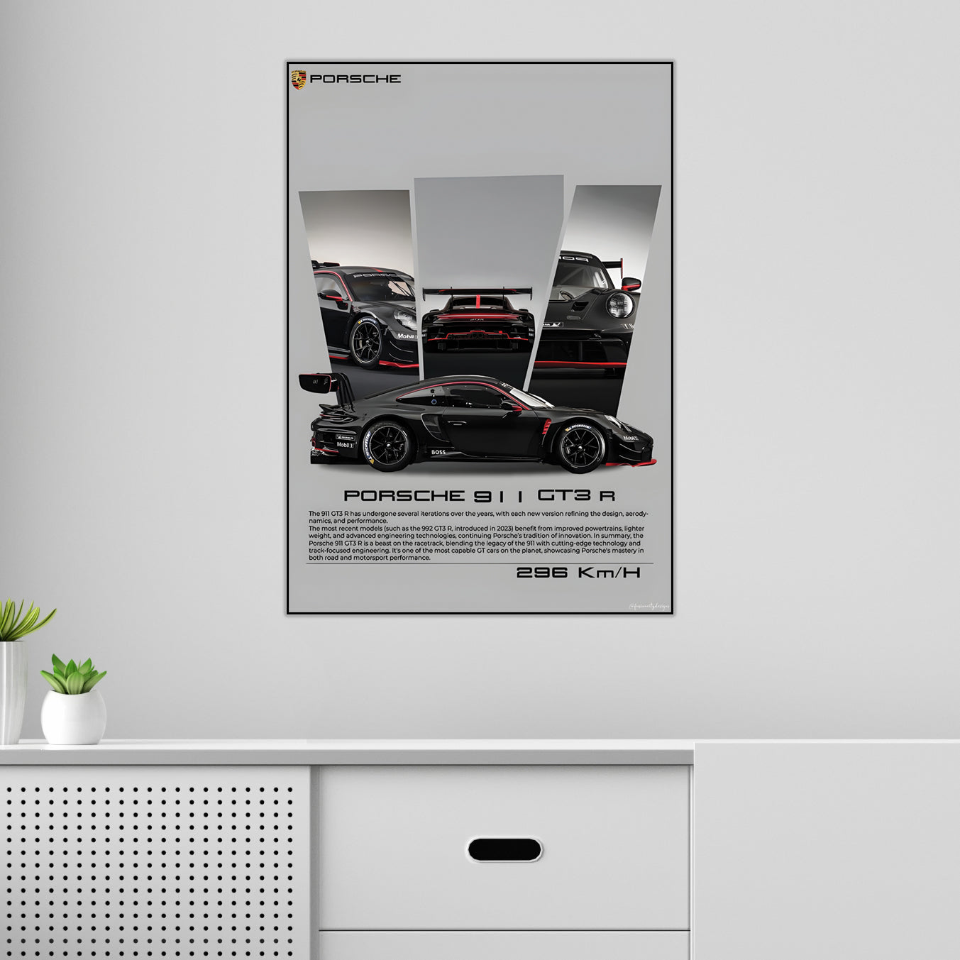 Porsche 911 GT3 | Speed Icons #05 | Car Posters