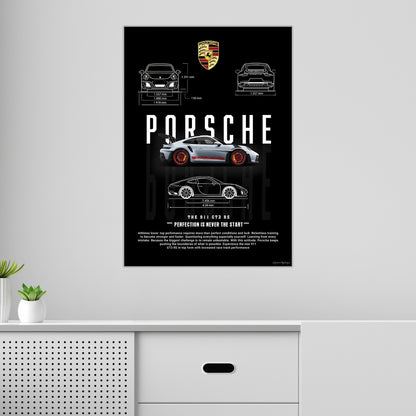 Porsche 911 GT3 | Speed Icons #02 | Car Posters